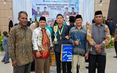 Siswa MTsN 1 Gayo Lues Raih Juara 1 Olimpiade Sains Madrasah Aceh 2025